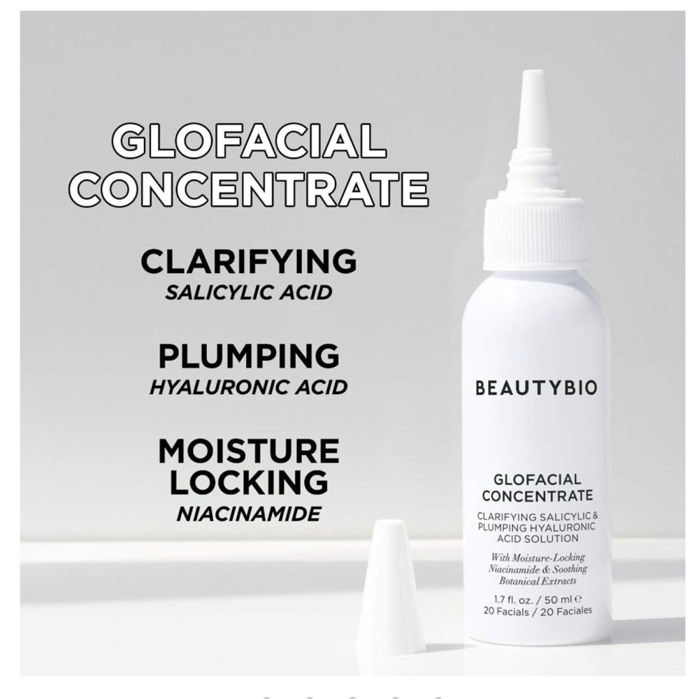 BeautyBio GloFacial Concentrate .7 oz (8 facials) NWT